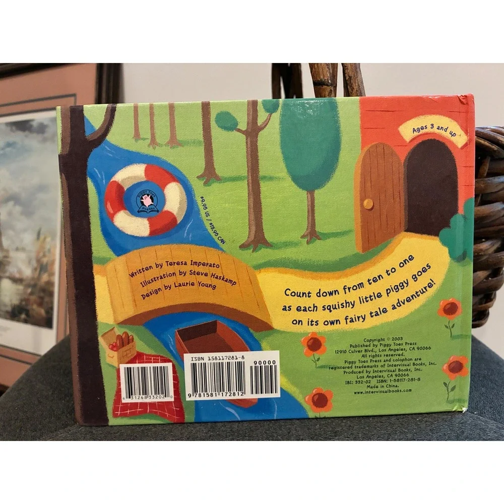 This Little Piggy Teresa Imperato Interactive Squishy Pigs Counting Board Book